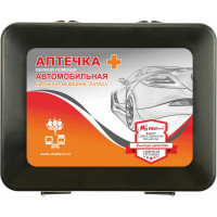 Аптечка первой помощи автомобильная ОФИСМАГ по приказу № 260н, ВИТАЛФАРМ, пластиковый бокс 54054 631433