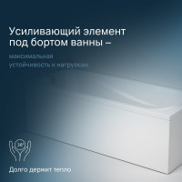 Акриловая ванна AM.PM Sense New A0 170x70 W76A-170-070W-A
