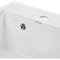 Мойка для кухни из искусственного камня WISENT вайт 500x450x220 (беларусь) MW450-28/WGER013
