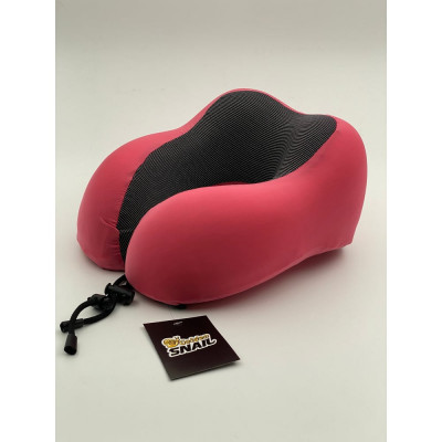 Подушка шейная для путешествий с эффектом памяти Golden Snail GS 0458-4 розовый