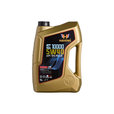 Масло HAVENS Triple C SAE 5W40 API SN PLUS, SN/CF, ACEA A3/B4 5L HTC5W40SNP5
