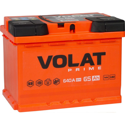 Аккумулятор VOLAT Prime 65Ah R+ (низкий) VP650