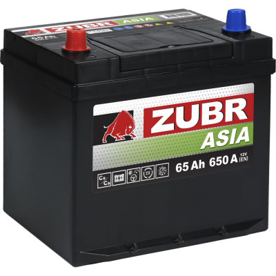 Аккумулятор ZUBR Premium Asia 65Ah L+ (нижний борт) ZPA651