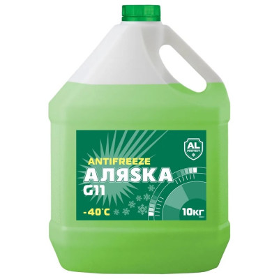 Антифриз АЛЯSКА 40 G11 green 10 кг 5523