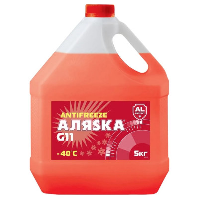 Антифриз АЛЯSКА Аляsка 40 G11 red 5 кг 5527