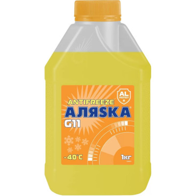 Антифриз АЛЯSКА Аляsка -40 G11 yellow 1 кг 5369