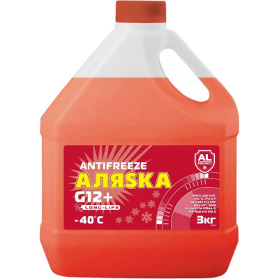 Антифриз АЛЯSКА Long Life (Лонг Лайф) красный 3 кг 5542