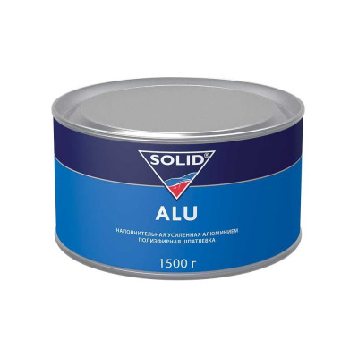 Наполнительная шпатлевка SOLID ALU - (фасовка 1500 гр), усиленная алюминием 314.1500