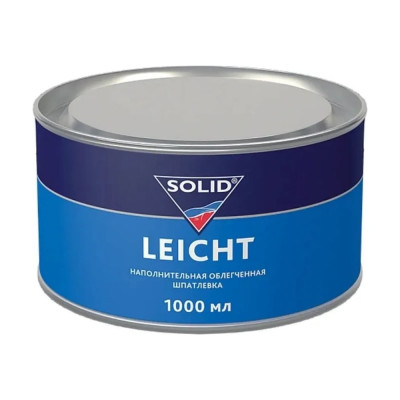 Наполнительная облегченная шпатлевка SOLID LEICHT - фасовка 1000 мл 310.1000