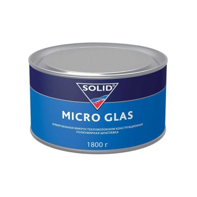 Наполнительная шпатлевка SOLID MICRO GLAS - (фасовка 1800гр), усиленная микростекловолокном 315.1800
