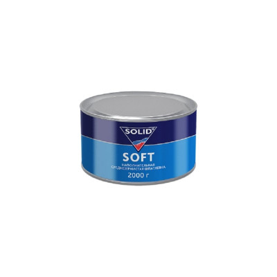 Наполнительная среднезернистая шпатлевка SOLID SOFT (фасовка 2000 гр) 0242.02000