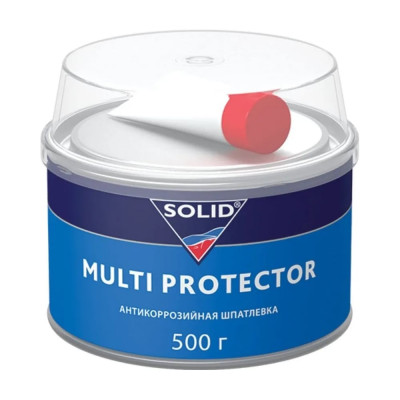 Антикоррозийная шпатлевка SOLID MULTI PROTECTOR (фасовка 500 гр) 309.0500