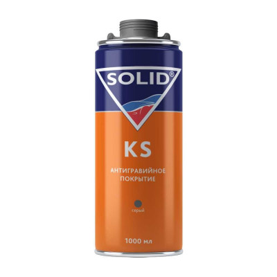 Антигравийное средство под пистолет SOLID KS (1кг), цвет: серый (Т) 331.1021