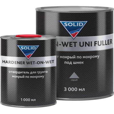 Грунт SOLID PROF WET-ON-WET BLACK UNI FULLER (750+250мл.) мокрый по мокрому, черный 535.7525.2