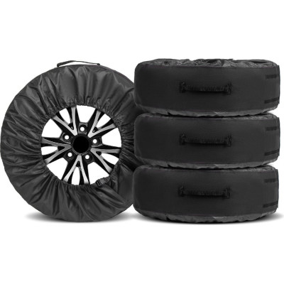 Чехлы для хранения автомобильных колес AutoFlex размер от 15” до 20”, полиэстер 600D, 4 шт., 80306