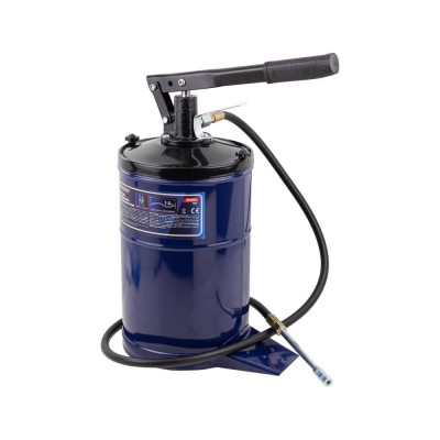 Нагнетатель смазки ручной Forsage 10кг длина шланга 1.5, внутр.Ø 210мм, внутр. высота 300мм F-2096A MST(59705)