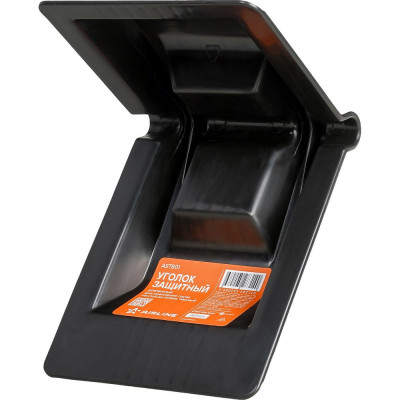 Защитный усиленный уголок для крепления груза лентой Airline до 60 мм, черный ASTB01