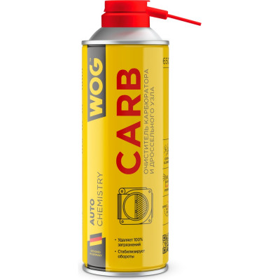Очиститель карбюратора и дросселя, WOG 650 мл WGC0341