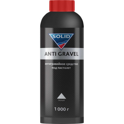 Антигравийное средство под пистолет белый SOLID PROF ANTI GRAVEL 1кг, ПЭТ 1000.12.W