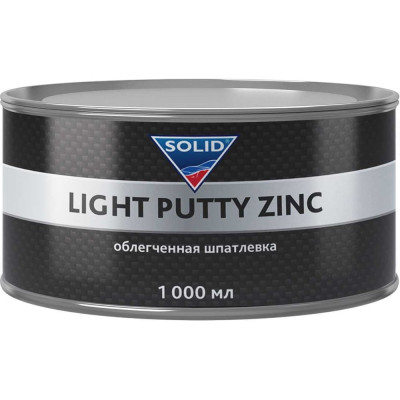 Облегченная шпатлевка SOLID PROFESSIONAL LINE LIGHT PUTTY ZINC (1000 мл) 507.7100