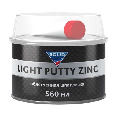 Облегченная шпатлевка SOLID PROFESSIONAL LINE LIGHT PUTTY ZINC (560 мл) 507.7560