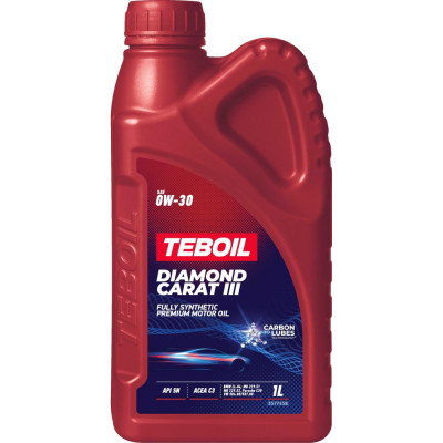 Масло моторное TEBOIL Diamond Carat III 0W-30 Канистра 1л (ТZK) (вес нетто 0,84 кг) 3602088