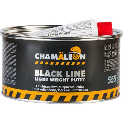 Мягкая легкая шпатлевка Chamaeleon Black Line (вкл.отвердитель) 1 л (1,85 кг) 15555