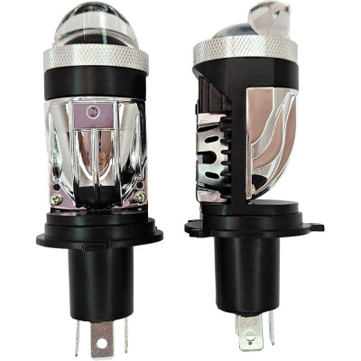 Комплект светодиодных линз Clearlight Н4 MINI LL 4300 K, KBM CL H4 mini LL 4K-2