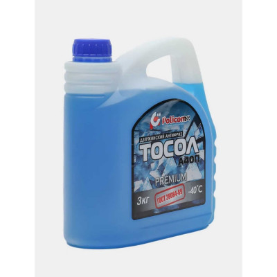 Охлаждающая жидкость ООО " Поликом" "Тосол А 40 П" ГОСТ 3кг TSL3