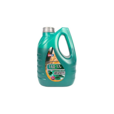 Трансмиссионное масло UNIX ТАД-17 SAE 80W-90 API GL-5, канистра 3л 4600671