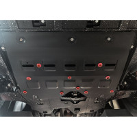Защита картера + КПП + комплект крепежа АвтоБроня Сталь, Dongfeng Shine/Shine GS 2019-, 1.5, Робот, передний привод 111.09309.1