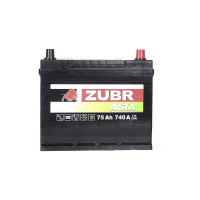 Аккумулятор ZUBR Ultra 74Ah R+ (низкий) ZU740