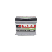 Аккумулятор ZUBR Premium 65Ah R+ (низкий) ZP650