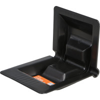 Защитный усиленный уголок для крепления груза лентой Airline до 60 мм, черный ASTB01