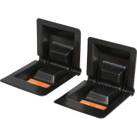 Защитный усиленный уголок для крепления груза лентой Airline до 60 мм, черный, набор 2 шт ASTB02