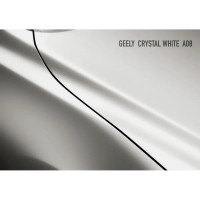 Аэрозольная краска HOTZ "Geely Crystal White A08", 1K базовая автомобильная ремонтная автоэмаль, металлик, 520 ml 4673755215607