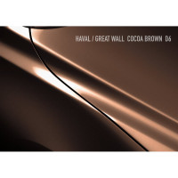 Аэрозольная краска HOTZ "Great Wall/Haval Cocoa Brown D6", 1K базовая автомобильная ремонтная автоэмаль, металлик, 520 ml 4673755215621