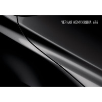 Аэрозольная краска HOTZ "Renault Noir Nacre/Черная жемчужина 676", 1K базовая автомобильная ремонтная эмаль, металлик, 520 ml 4673755215966