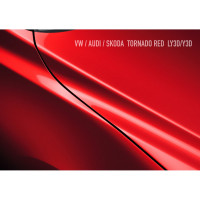 Аэрозольная краска HOTZ "Volkswagen/Audi/Skoda Tornado Red LY3D/Y3D", 1K базовая автомобильная ремонтная автоэмаль, металлик, 520 ml 4673755216215