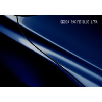 Аэрозольная краска HOTZ "Skoda Pacific Blue LF5A", 1K базовая автомобильная ремонтная автоэмаль, металлик, 520 ml 4673755216055
