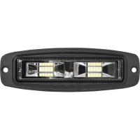 Фара светодиодная прямоугольная врезная Airline 8LED, рассеянный свет, 16Вт, 186x60x36мм, 12/24В ALED038