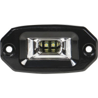 Фара светодиодная прямоугольная врезная Airline 2LED, рассеянный свет, 20Вт, 110x51x58мм, 12/24В PRO ALED039