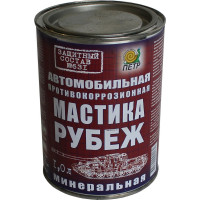 Мастика ПЕТР 631 Рубеж, антикоррозийная, минеральная, банка, 1 л 631RYB1L
