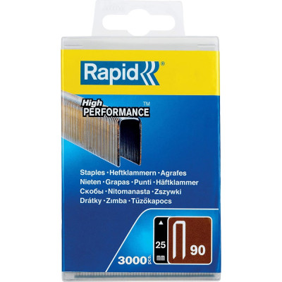 Закаленные супертвердые скобы Rapid тип 90 25 мм (3000 шт.) 5000124