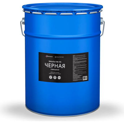 Эмаль Grom пф-115 алкидная глянцевая черная 25 кг. 70227