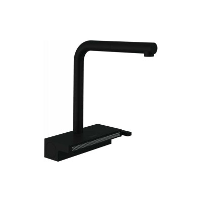 Hansgrohe M81 aquno select 250 смеситель для кухни с вытяжным душем 2 jet. sbox матовый черный 73830670 00000090152