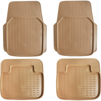 Коврики в салон Element Lider универсальные, 4 шт., бежевые NLC.00.00.212