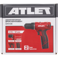 Аккумуляторная дрель шуруповерт ATLET CDT212D