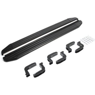 Пороги на автомобиль Rival Premium для Nissan Pathfinder R51 2004-2014 г.в., 173 см, 2 шт., алюминий A173ALP.4105.1