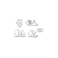 Комплект Vitra: подвесной унитаз Arkitekt 9005B003-7211